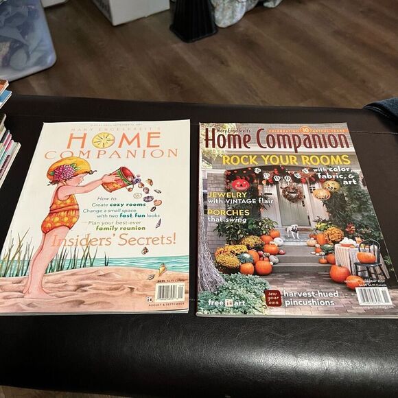 MARY ENGELBREIT’S Home Companion Magazine 2 Issues Oct/Nov 2007 & Aug/Sept 2001 - Picture 3 of 16